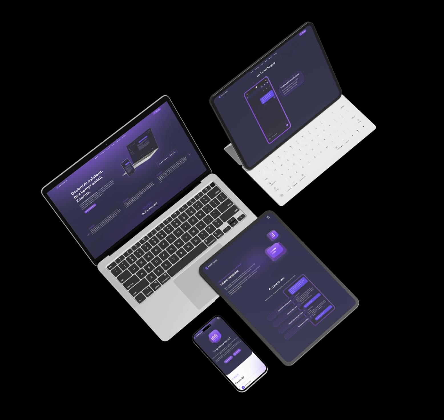 Zantra.ai – mockup